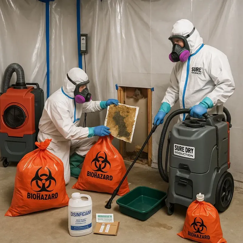 Contaminated Water Handling Protocols process in Fairfield County, OH